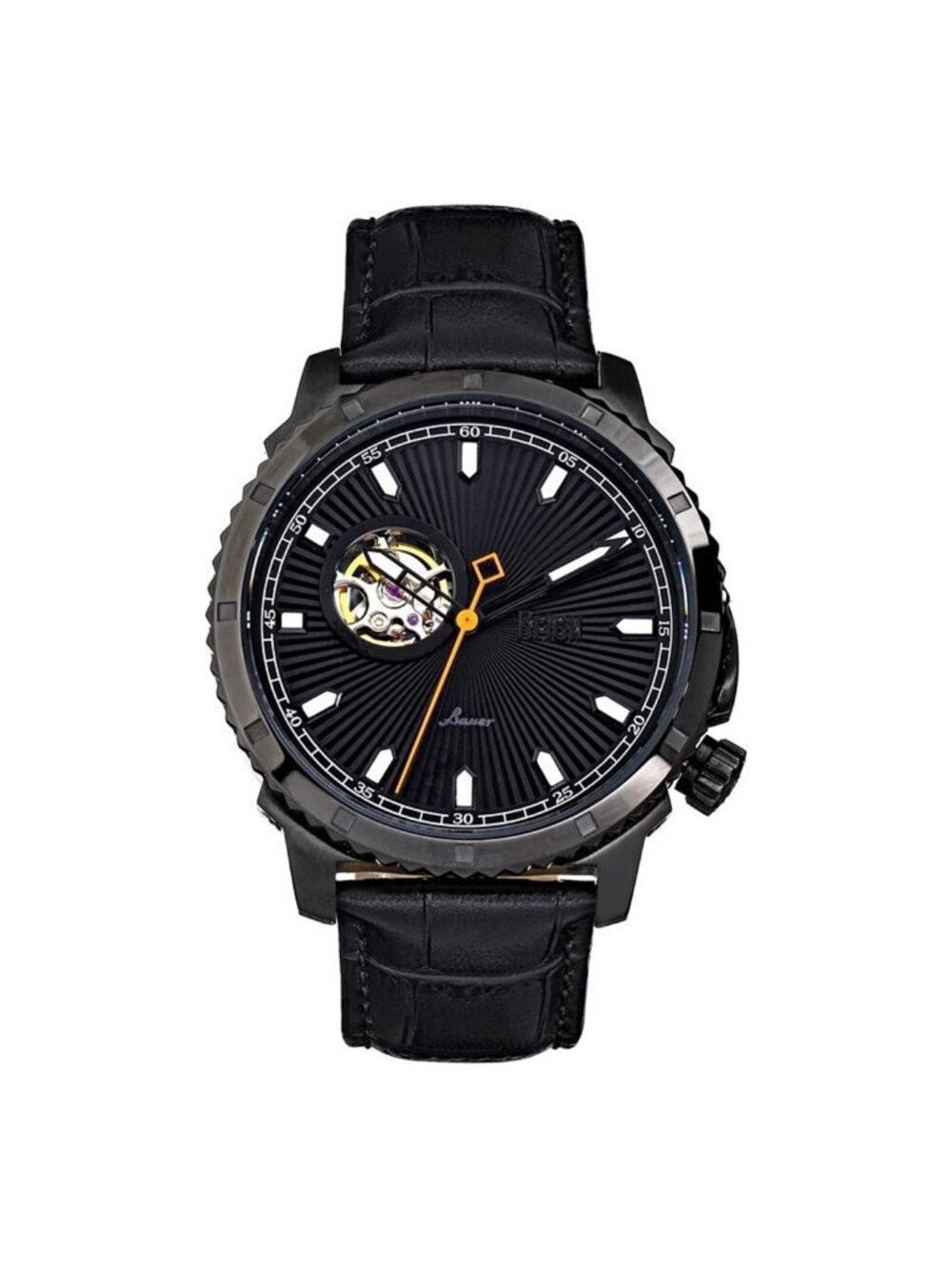 NWT Reign Bauer Automatic Black Dial Men's Watch